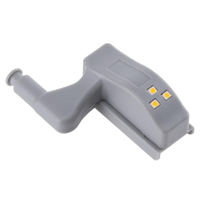 Universal 0.25W LED Hinge Sensor Light for Cabinet Kitchen Bedroom(White) Newly