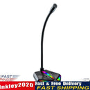 USB Microphone RGB Luminous Desktop Speech Professional Audio Microphones Newly