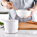 Cordless Electric Flour Sieve Battery Operated Sifters Hand-Held White X0B9