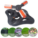 360 Rotating Grass Lawn Water Sprinkler 3 Arms Nozzles Garden Irrigation To