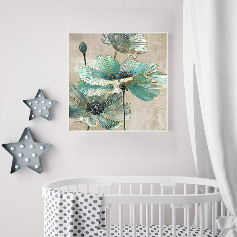 Full Embroidery Cotton Thread Cross Stitch 11CT Counted DIY Lotus Leaf Kit