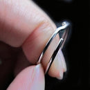 32mm Pocket Connectors Keychain Stainless Steel Split Key Ring Chain Loop