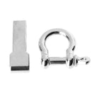 Zinc Alloy Metal Buckle Shackle for Paracord Bracelet Outdoor Survival Tool