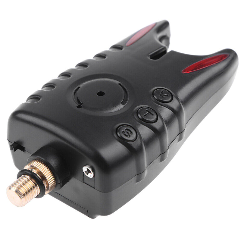 LED Fishing Bite Alarm Adjustable Tone Volume Carp Fishing Tackle (Red) Newly