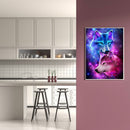 5D DIY Diamond Painting Snuggling Wolf Kits Full Round Drill Wall Decor Crafts