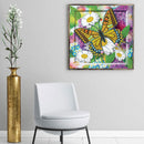#A Partial Special Shaped Drill Diamond Mosaic Butterfly Series Kit Rhinestone D