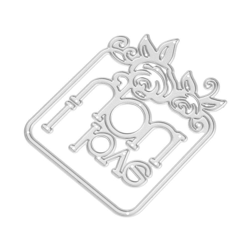 I Love You Cut The Stencil Scrapbooking Paper Embossing DIY Album Kar