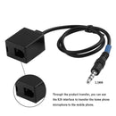 3.5mm Male to RJ9 4P4C Female Adapter Converter Cable for Cisco Telephone Newly