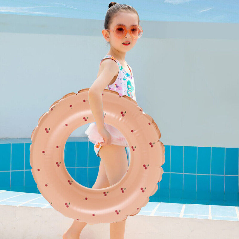 #A PVC Inflatable Swimming Rings Kid Children Floating Circle Beach Party Water