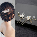 Crystal Wedding Hair Jewelry Hair Clips Headpieces Women Hairpins Headwear