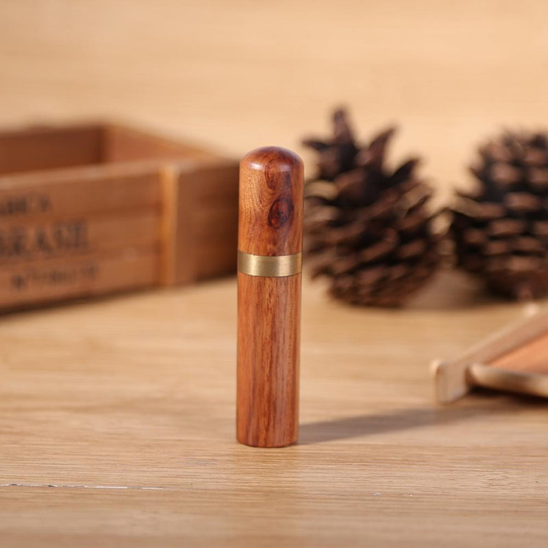 15pcs Sewing Needles Wood Box Embroidery Mending Holder Bottle Container