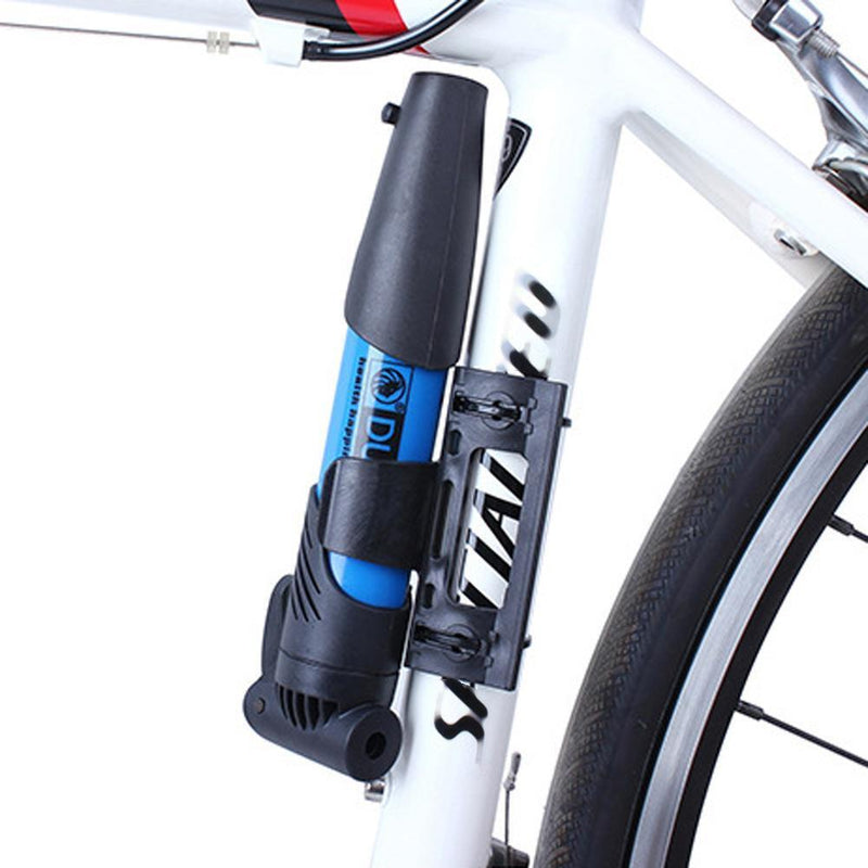 Portable Folding Bicycle Air Pump Inflator for Presta Schrader Valve Blue Newly