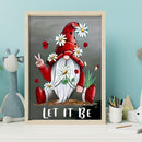 5D DIY Diamond Painting Kits Full Square Drill Let it Be Gnome Mosaic Pictu