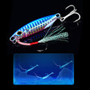15g Casting Jigging Spoon  Fishing Sea Bass Artificial Bait (LF094C) Newly