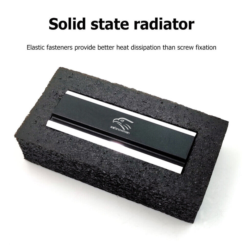 M.2 SSD Heatsink Cooler with Elastomeric Fasteners Computer Accessories Newly