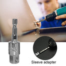 3pcs Hex Shank to 1/4 3/8 1/2 Extension Drill Bits Bar Bit Socket Adapter