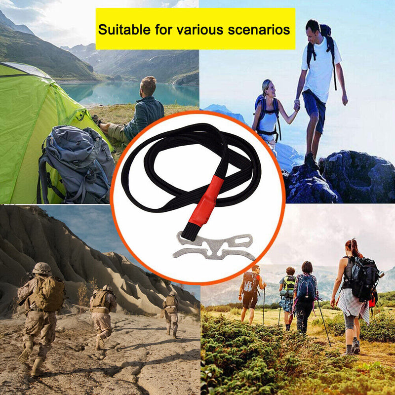 Outdoor EDC Emergency Survival Tourniquet First Aid Rope One-hand Operation