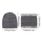 Windproof Anti-Cold Neck Scarf Beanie Hat Knitted Hat Muffler Hat Scarf Set