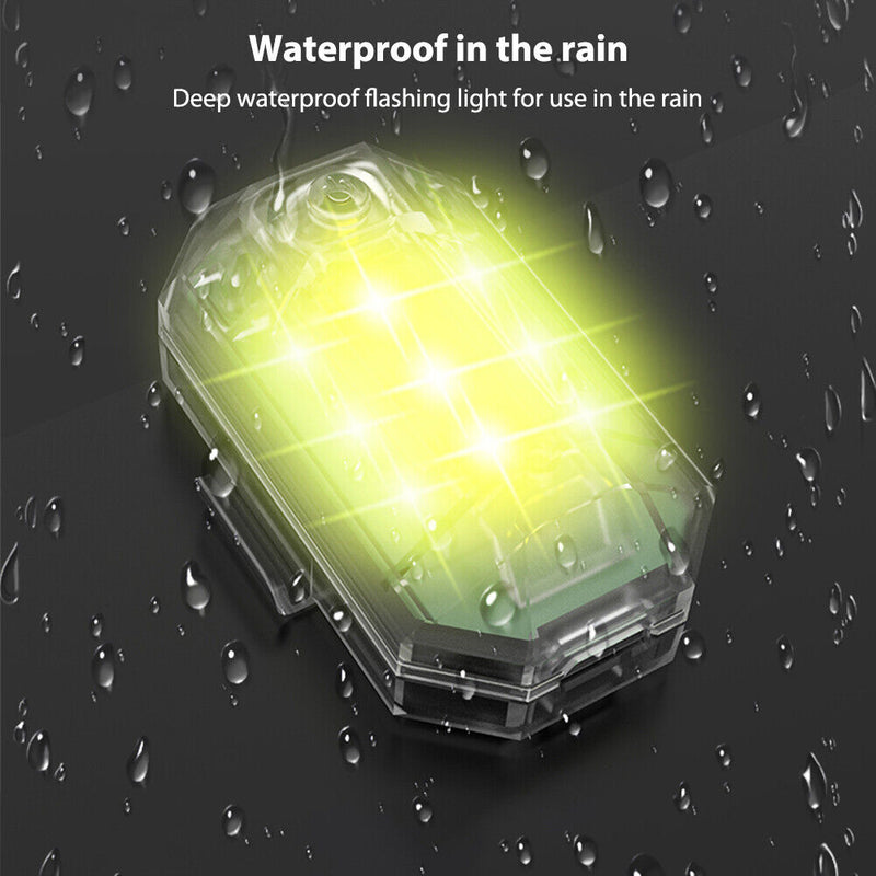 Waterproof 2.4g Remote Control Flashing Wireless Strobe Lamp for Aircraft Drones