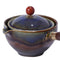 Portable Chinese Gongfu Kung Fu Tea Set Rotating Ceramic Teapot Teaware (G)