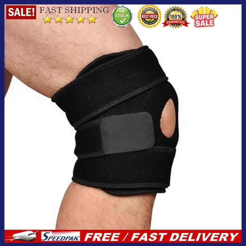Knee Support Protector Kneepad Pressurized Elastic Brace Belt for Running S