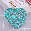 4pcs DIY Full Drill Diamond Painting Special Shaped Heart Key Chain Gifts Newly