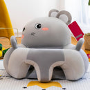 Baby Sofa Support Seat Cover Plush Learning To Sit Feeding Chair (Rat) Newly