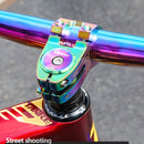 Aluminum Alloy Mountain Bike Riser Stem Ultra-Light Bicycle Stem (Dazzling)
