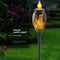#A Solar LED Flame Torch Lights Outdoor Waterproof IP65 Pathway Lawn Landscape L