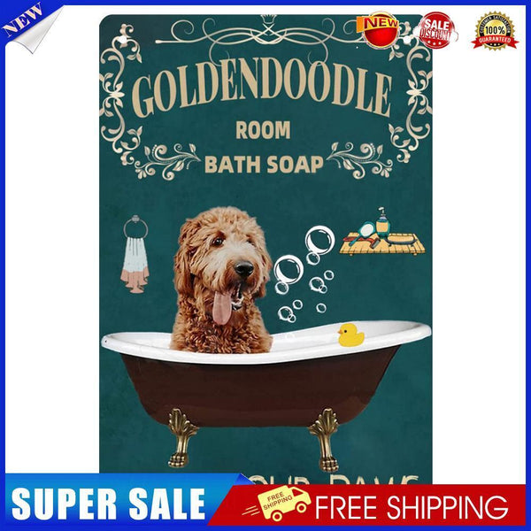 Metal Tin Sign Plaque Dog Animal Home Decor Living Room Iron Art Posters