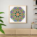 DIY Mosaic Mandala Pattern Part Special Shape Diamond Painting Kit (YK134) Newly