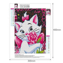 5D DIY Full Drill Diamond Painting Cute Cat Cross Stitch Embroidery Mosaic