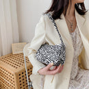 Fashion Women Animal Printing Canvas Shoulder Underarm Bag Handbags (Zebra)