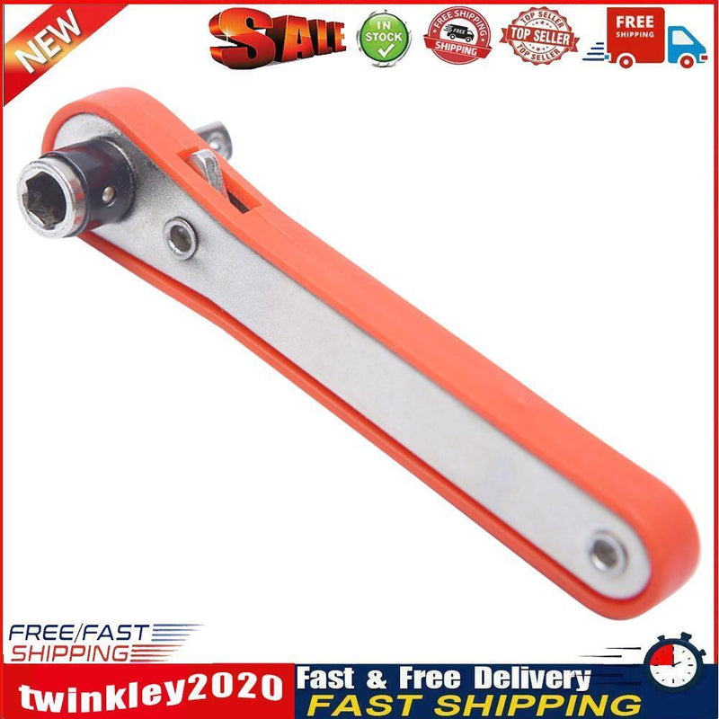 Mini Rapid Ratchet Wrench 1/4 Screwdriver Hexagon Two Way Socket Spanner Newly