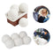 Akaddy 10pcs Wool Felt Wrinkles Release Reusable Laundry Steamy Dry