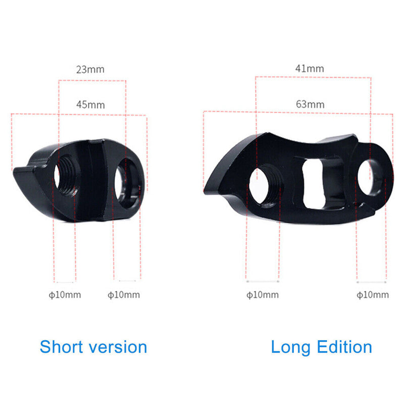 VXM Bicycle Rear Derailleur Hanger Extender Bike Extension Frame Gear Tail