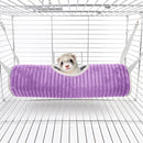 Plush Tunnel Hammock for Hamster Ferret Small Animal Warm Glider Pendant Be