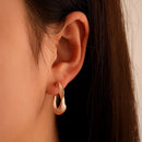 Fashion Alloy Spiral Stud Earrings Hanging Drop Earrings Female Jewelry