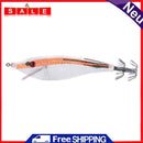 Luminous Squid Jig Hook Wood Shrimp Bait 9g Cuttlefish Sea Fishing Lure (3)