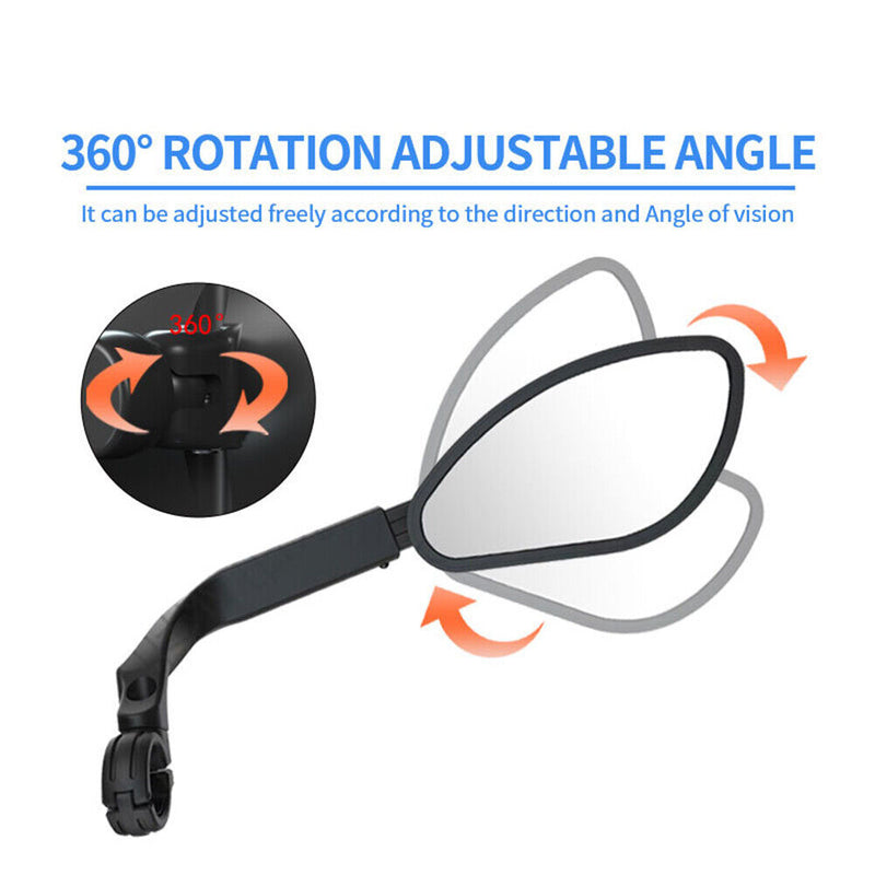 Bicycle Handlebar Mirror Mountain Road Bike Rearview Mirrors Parts (Right) Newly