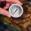 Stainless Steel Thermometer Outdoor BBQ Grill Smoker with Screw Thread
