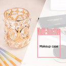 Crystal Makeup Brushes Holder Eyebrow Pencil Cosmetic Jewelry Storage Organiz
