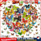 Butterfly Heart 5D Diamond Painting Full Drill Embroidery DIY Cross Stitch Newly