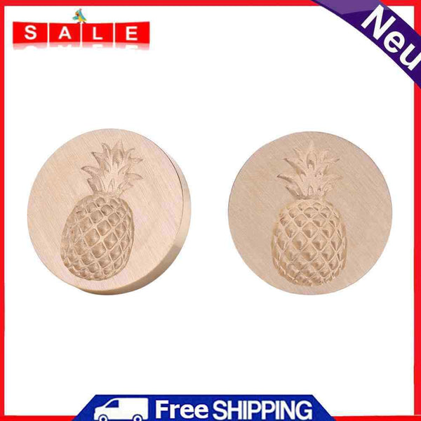 Brass Round Fire Lacquer Seal Head Elegant Wax Seal Stamp DIY Art Craft Gift