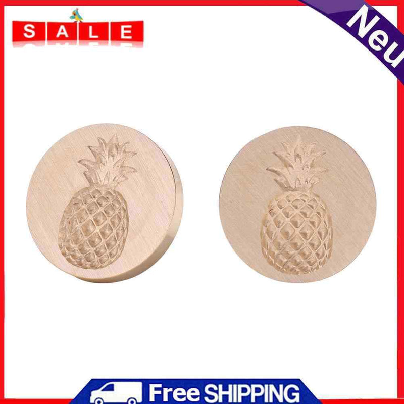 Brass Round Fire Lacquer Seal Head Elegant Wax Seal Stamp DIY Art Craft Gift