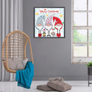 Diamond Painting Kit Merry Christmas Gnomes Full Round Drill DIY Home Decoration