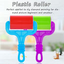 Rolling Pin Plastic Diamond Painting Roller Clay Tool Cross Stitch Accessories