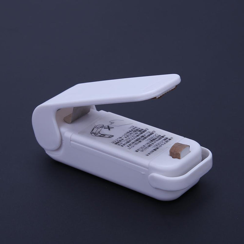 Mini Portable Handy Plastic Bag Sealer Sealing Machine Household(White)
