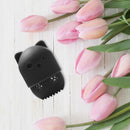 Silicone Beauty Sponge Storage Box Egg Stand Powder Puff Holder (Black) Newly