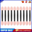 10pcs Portable Eye Shadow Powder Brushes Sponge Eyeshadow Applicator (65mm)